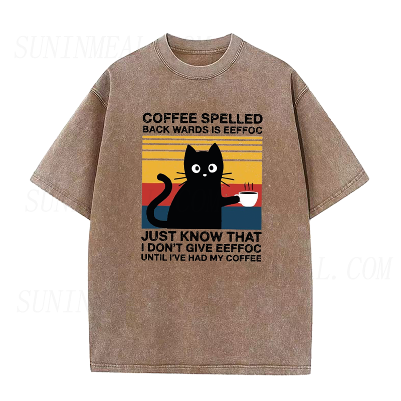 Coffee and Cat Tee