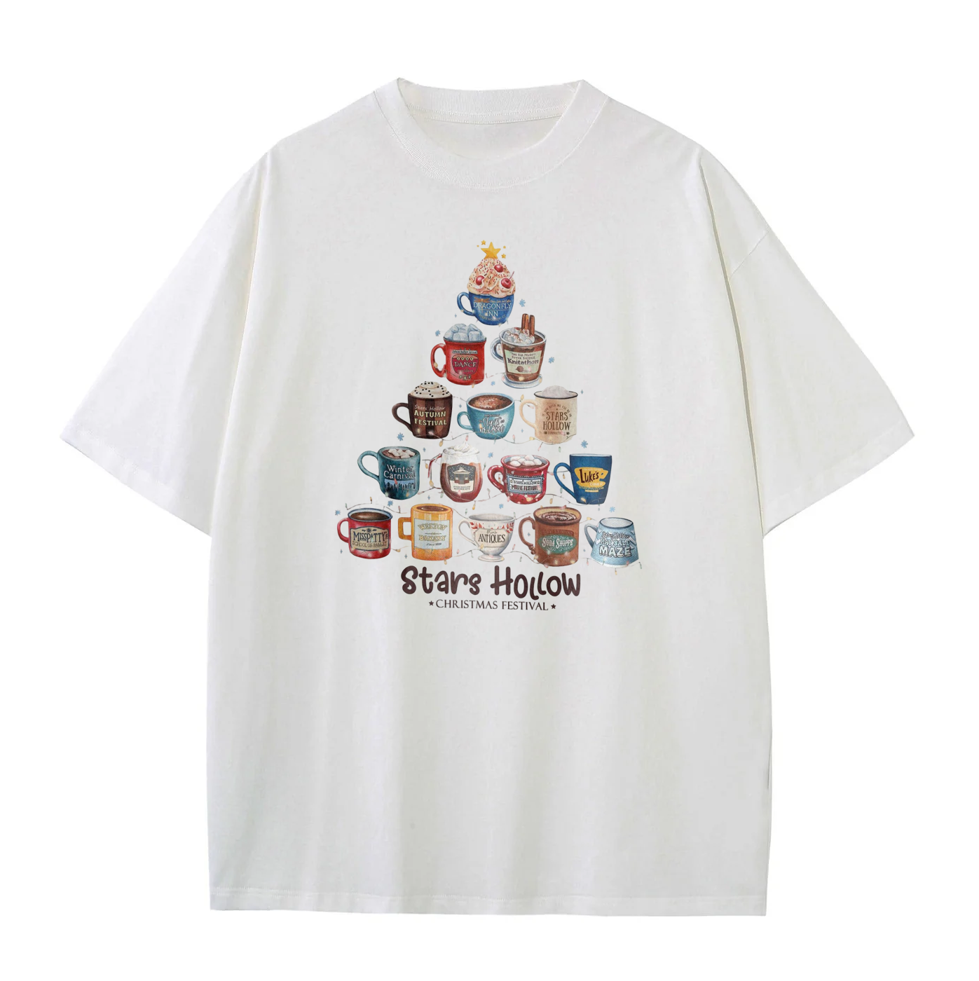 Stars Hollow Christmas Festival Coffee Unisex T-shirt