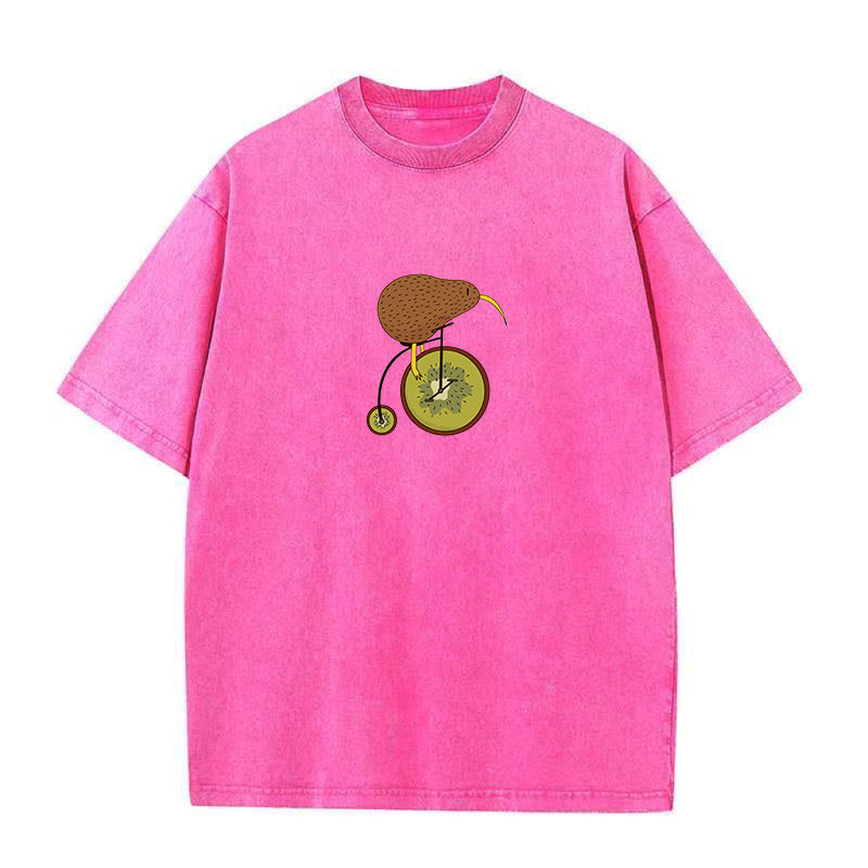 Kiwi On Bike Unisex Tee