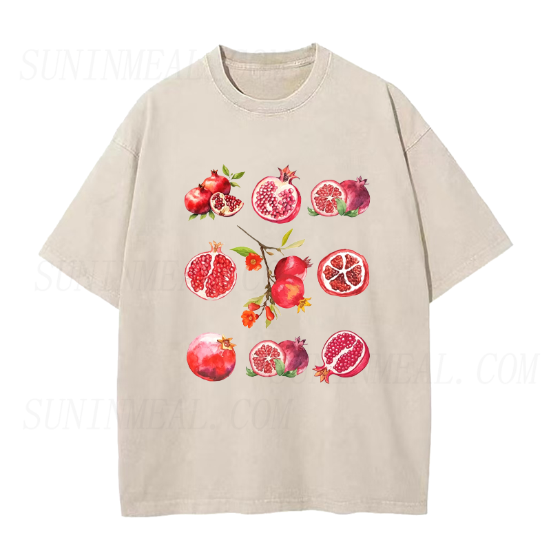 Watercolor Pomegranate Collection Unisex Tee