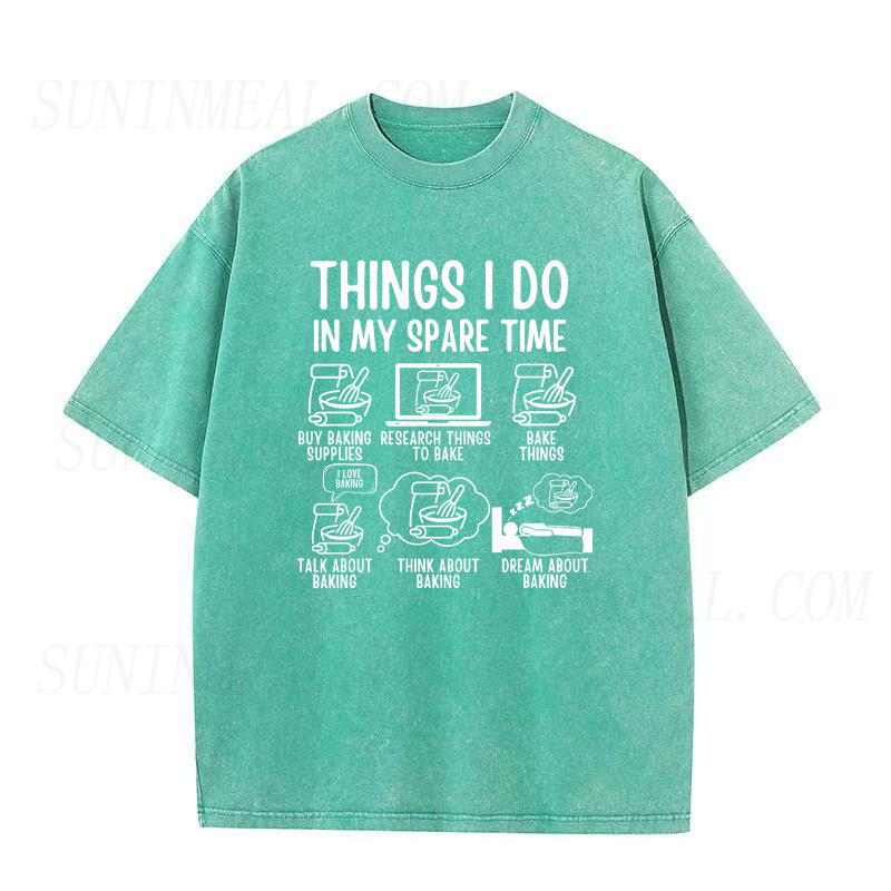 Things I Do Baking Unisex Tee