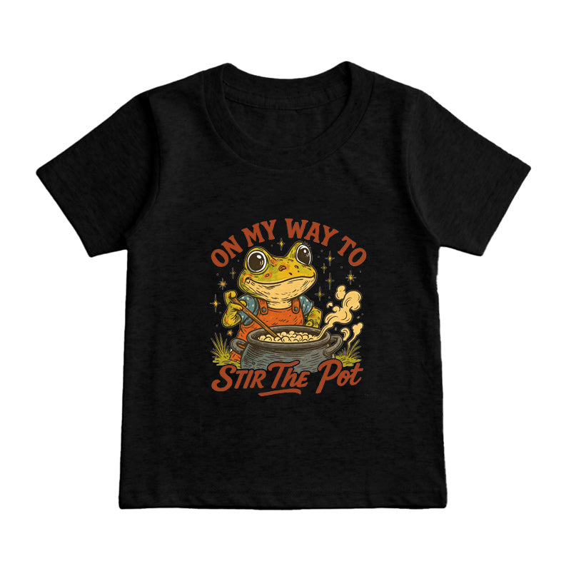 On My Way to Stir the Pot  Kids T-Shirt