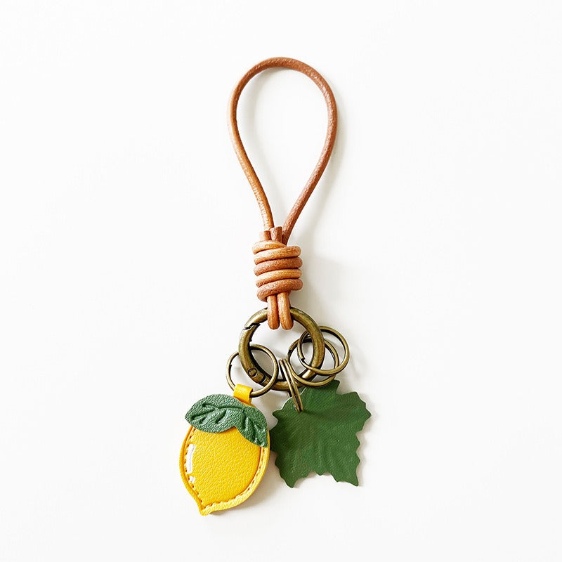 Lemon Bag Charm Keychain