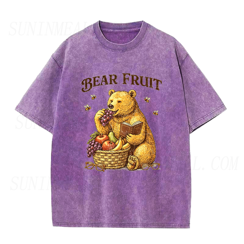Funny Bear Fruit Unisex Tee