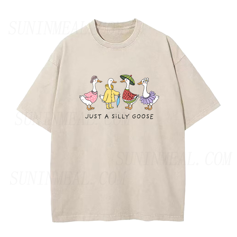 Just A Silly Goose Unisex Tee