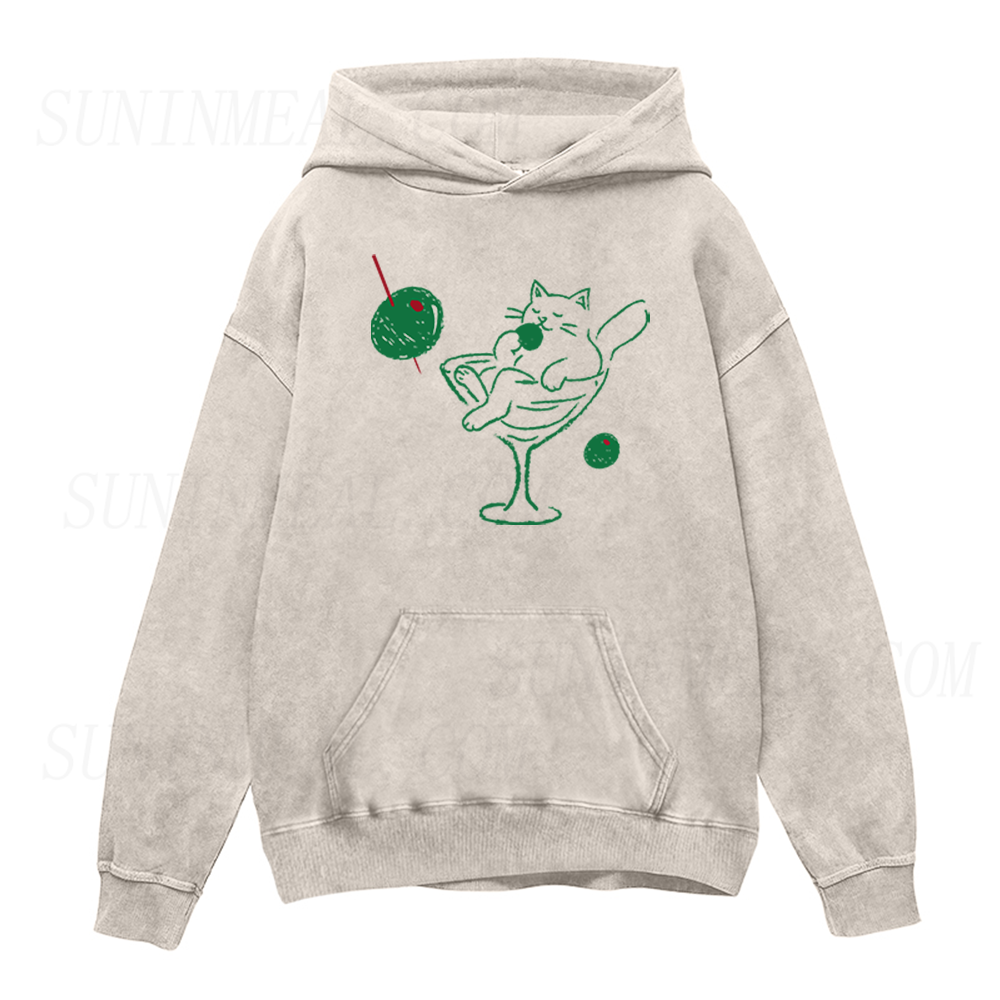 Cats and Martinis Unisex Hoodie