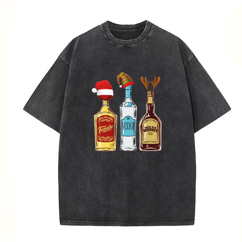 Tequila Vodka Whiskey Unisex Tee