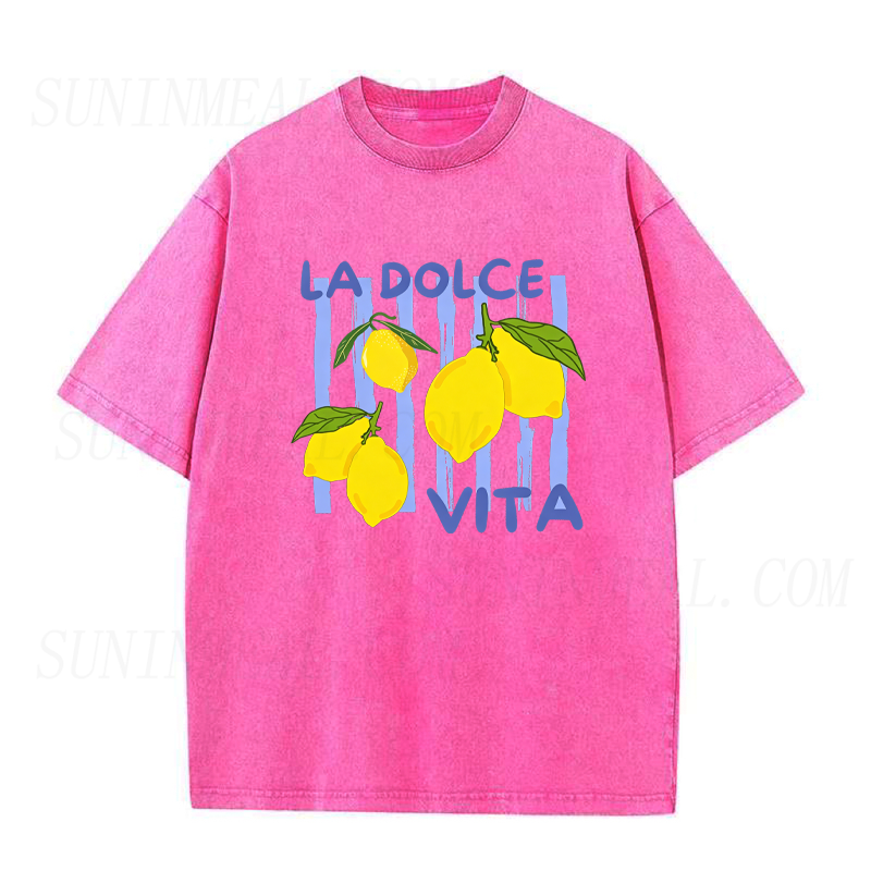 La Dolce Vita Fresh Lemons Unisex Tee