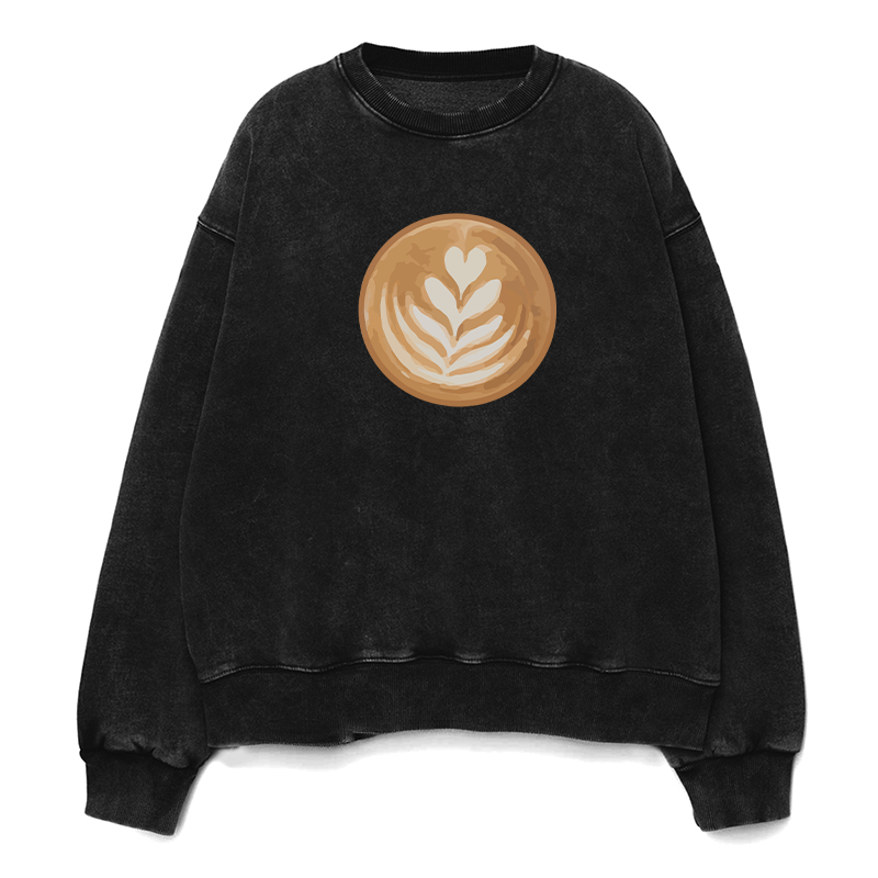 Latte Art Unisex Crewneck Sweatshirt