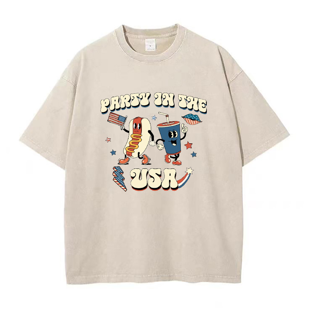 4th Of July party time Unisex Tee