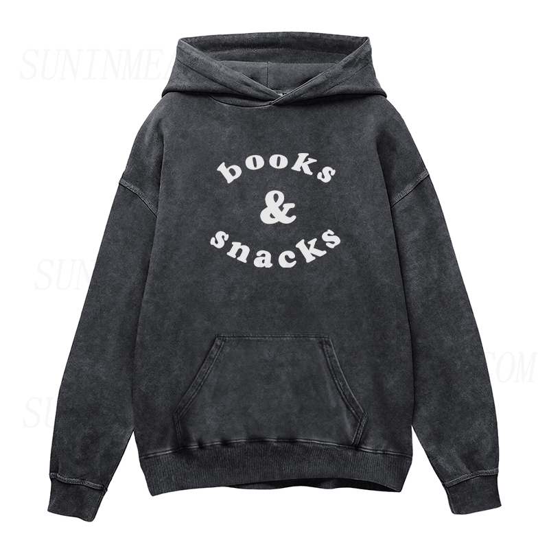 Books & Snacks Unisex Hoodie