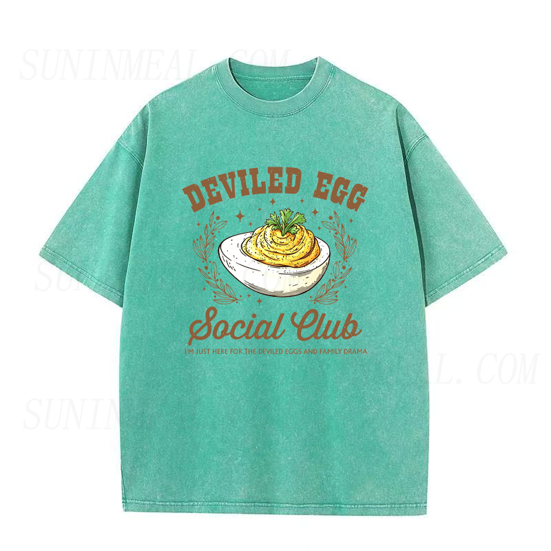 Deviled Egg Social Club Thanksgiving Unisex Tee