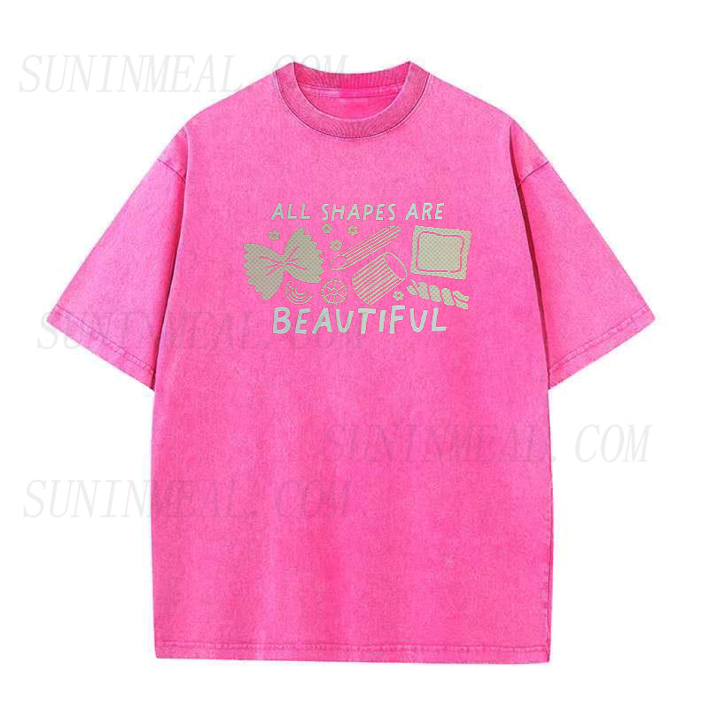 All Shapes are Beautiful Pasta Unisex Tee