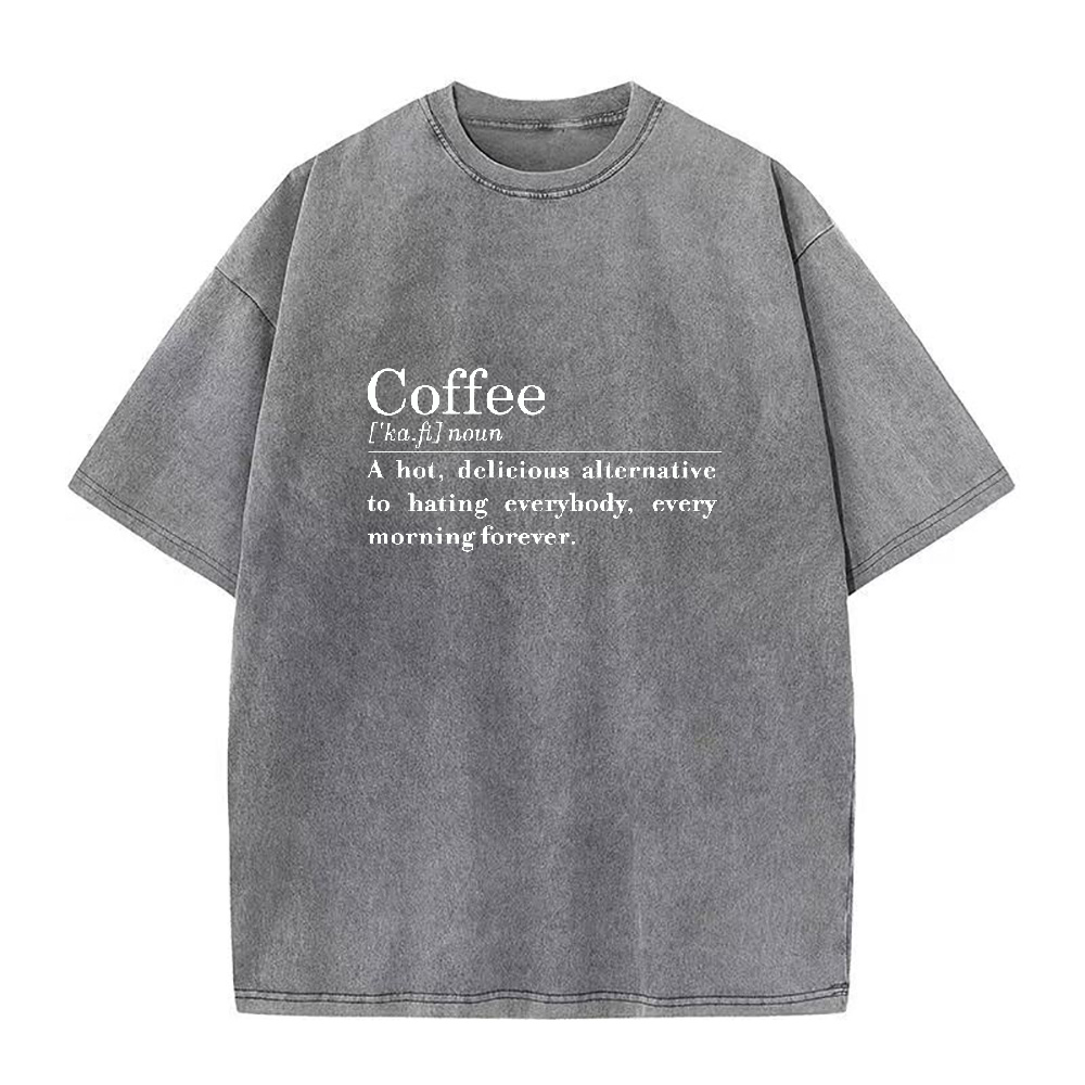 コーヒー定義ユニセックスTシャツ