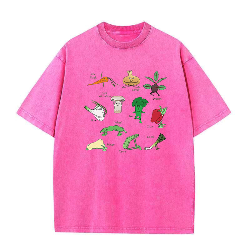 Yoga Vegetable Unisex Tee
