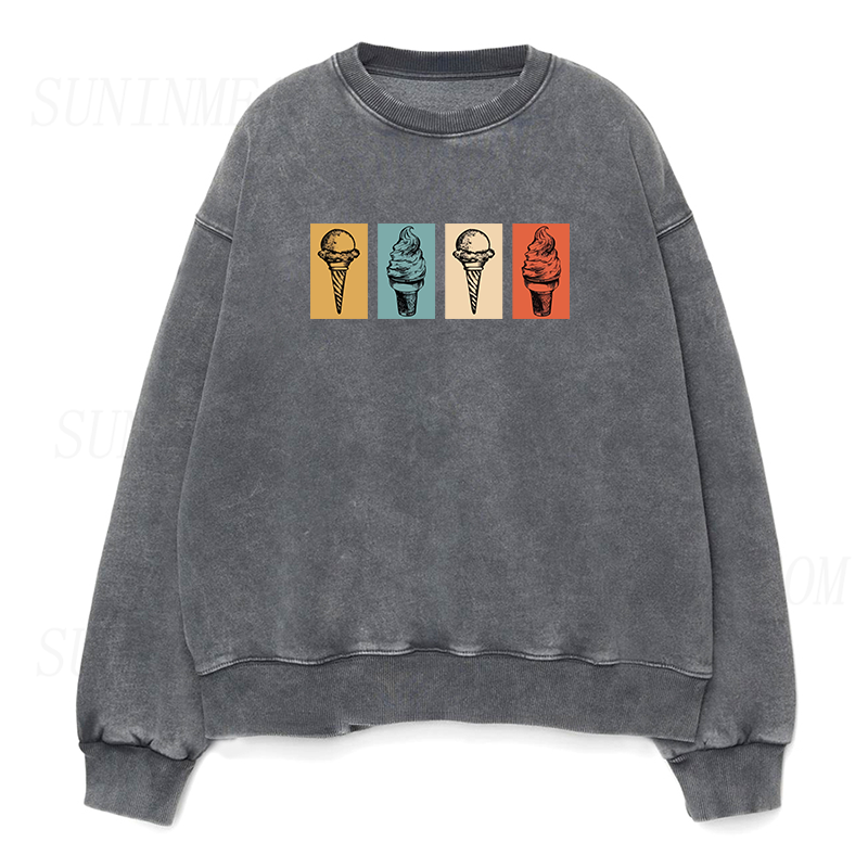 Retro Ice Cream Unisex Crewneck Sweatshirt