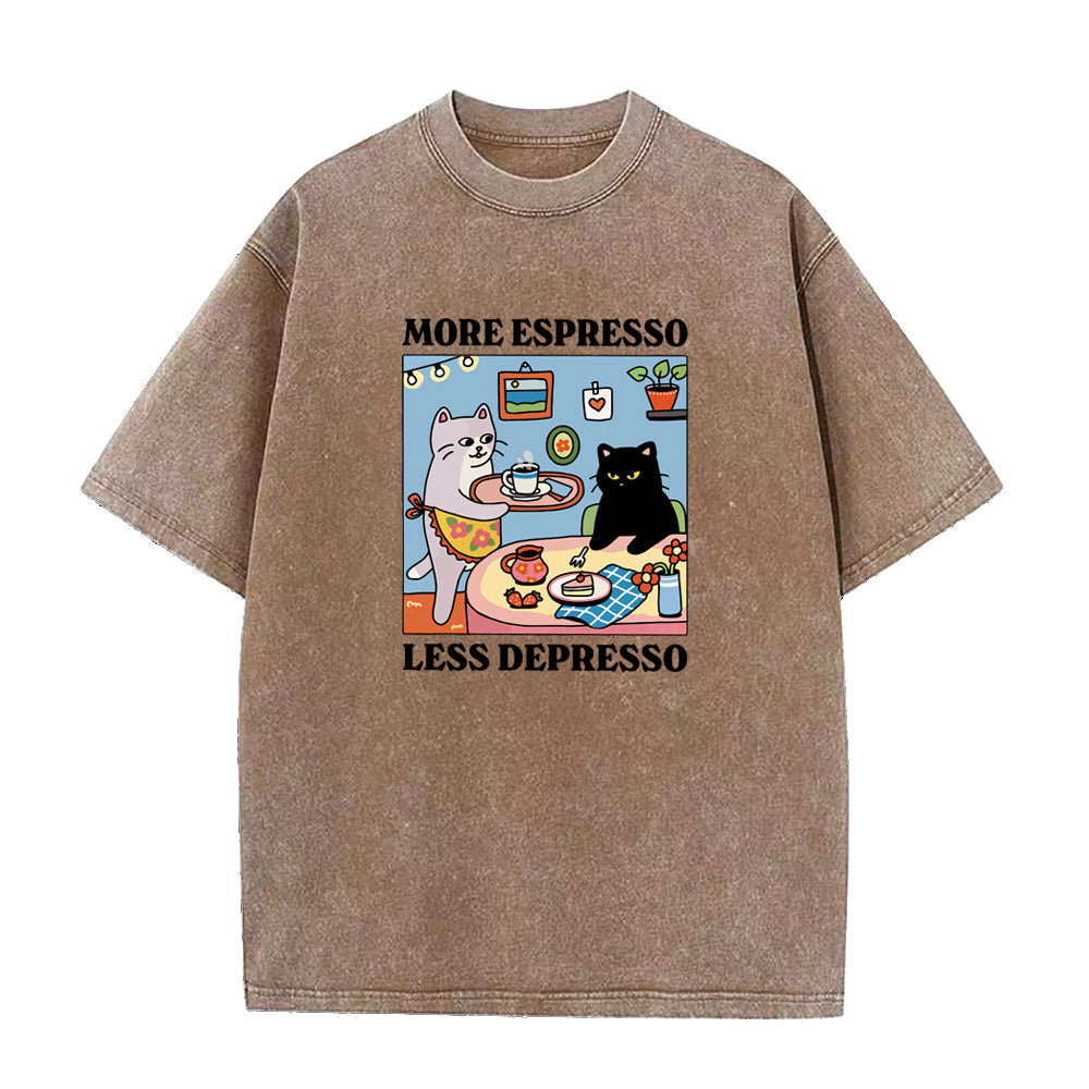 モア・エスプレッソ・レス・デプレッソ ユニセックスTシャツ