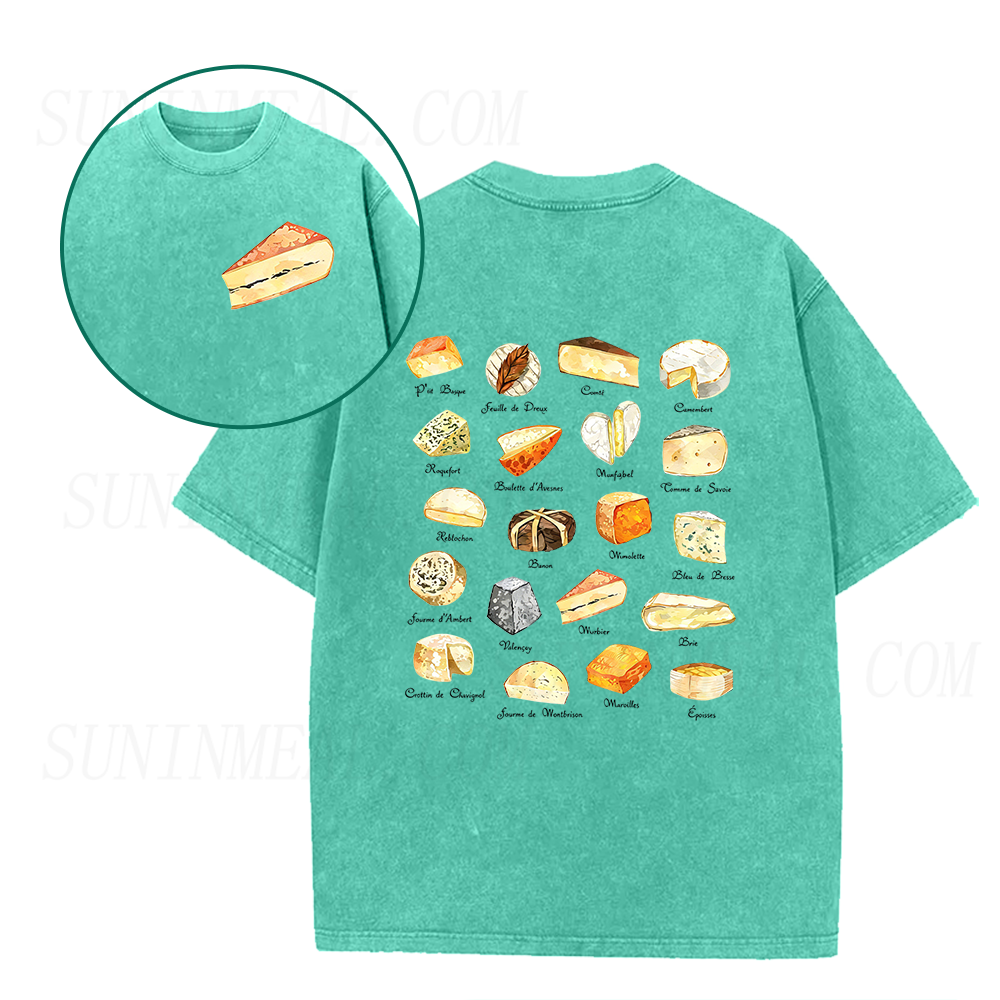 Retro French Cheese Unisex Tee