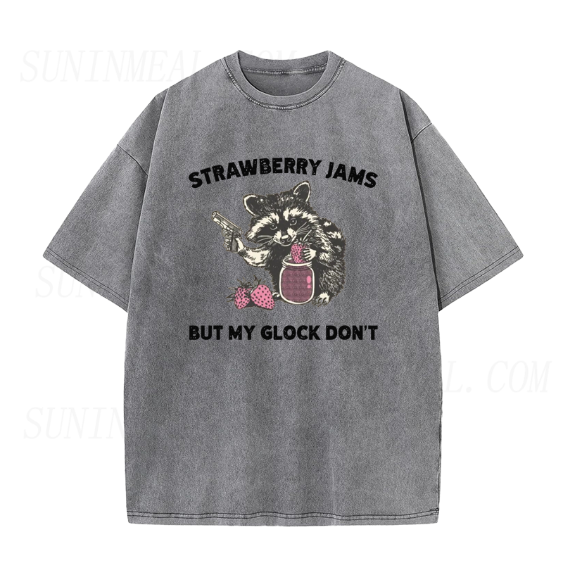 Vintage Strawberry Jams But My Glock Dont Tee