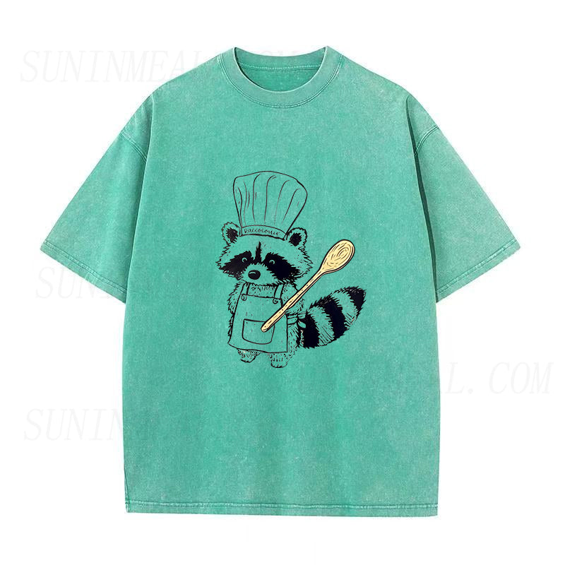 Cute Raccoon Chef Unisex Tee