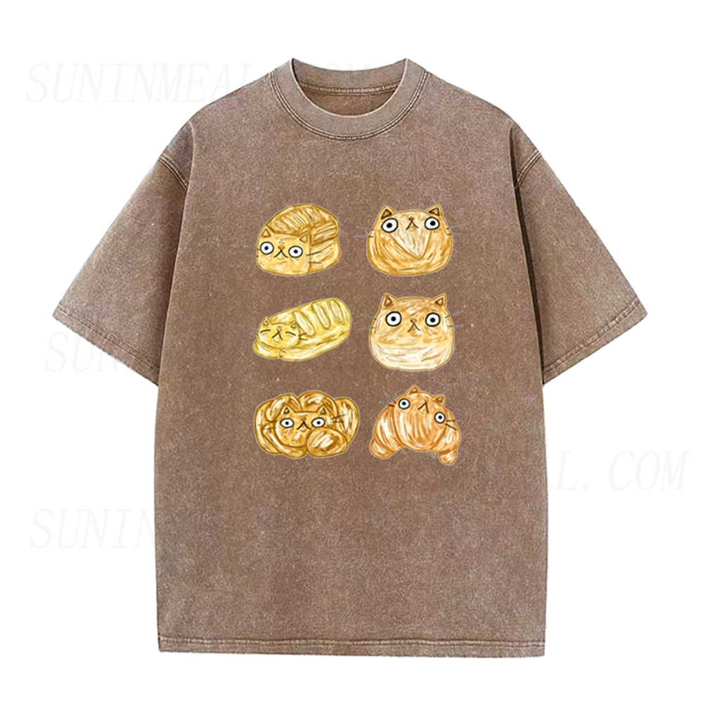 Cute Cat Bread Unisex Tee