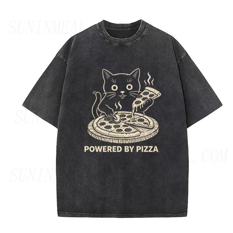 Powered By Pizza Unisex Tee