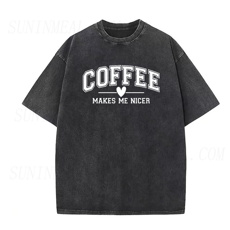 Coffee makes me nicer Unisex Tee