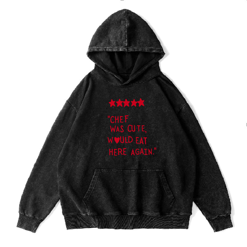 Chef was cute Unisex Hoodie