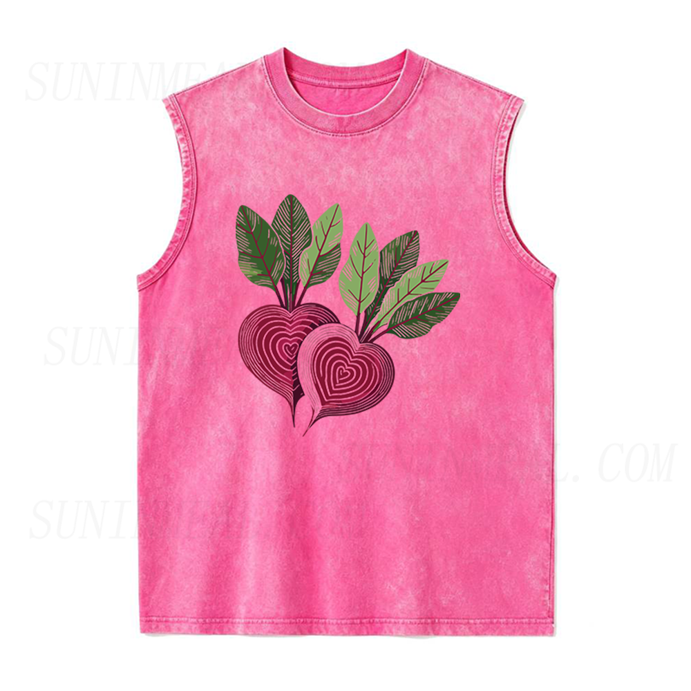 Beet Heart Unisex Tank Top