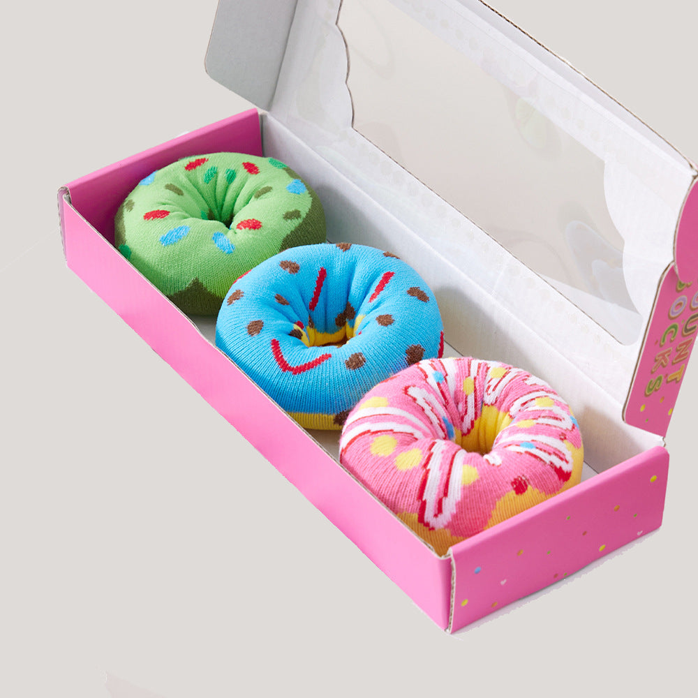 Donut Unisex Socks Gift Pack of 3