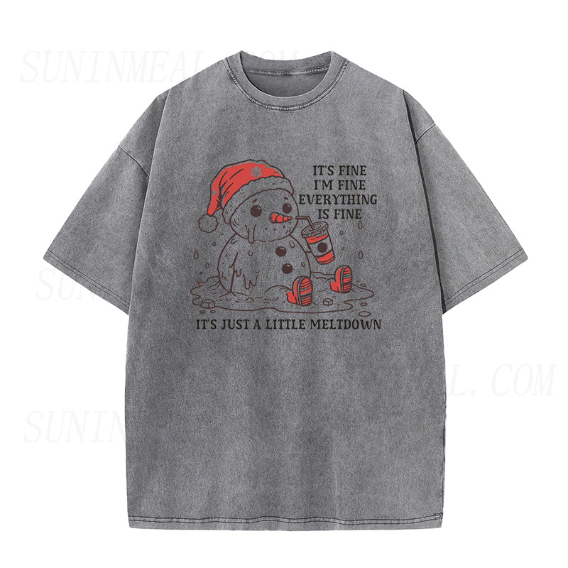 It´s Fine Snowman Unisex Tee