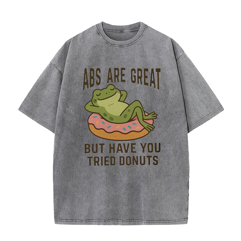 Funny Frog Donut Tee
