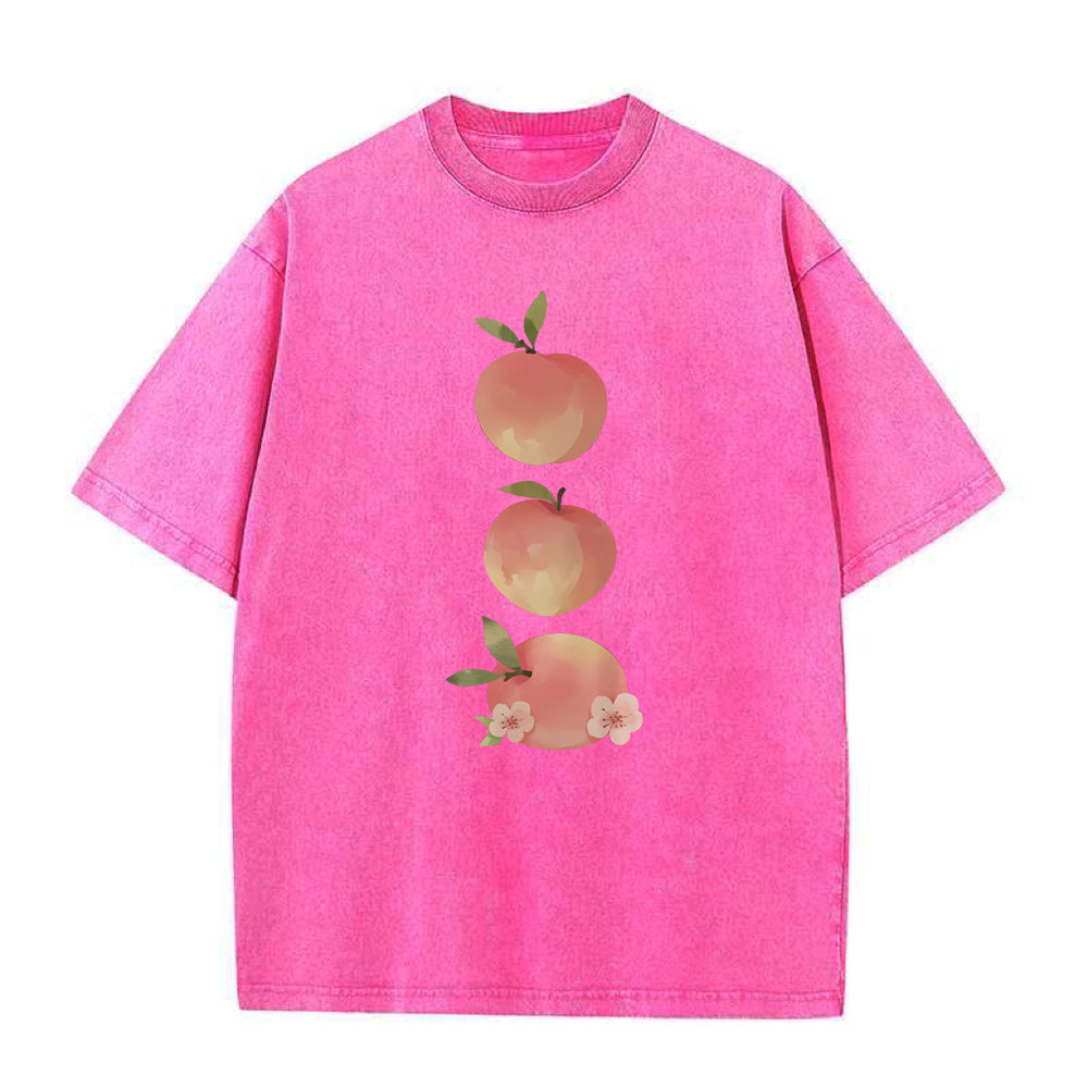 ピーチユニセックスTシャツ