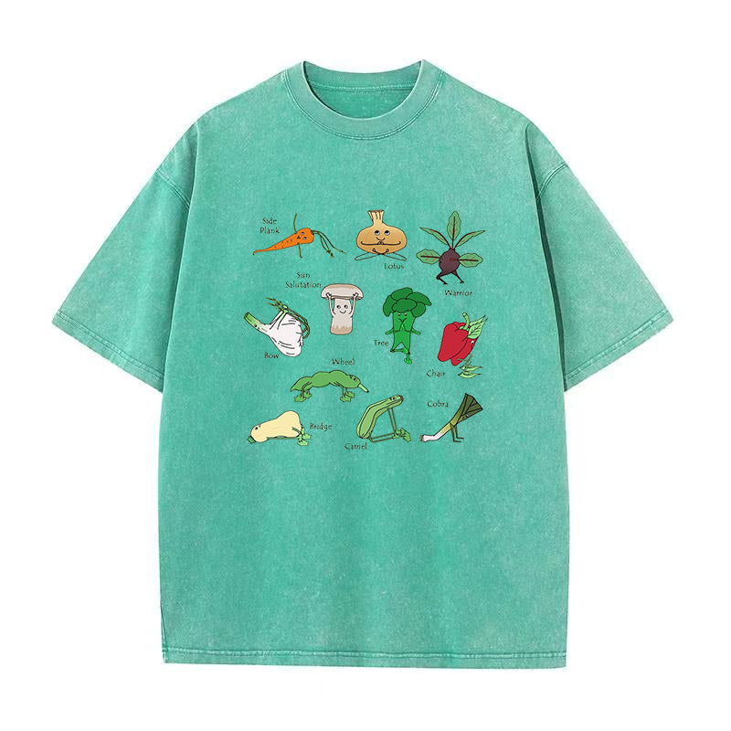 Yoga Vegetable Unisex Tee