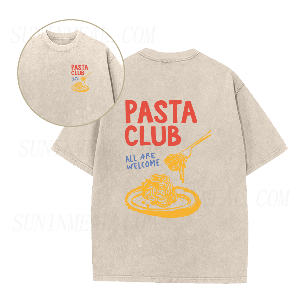 Pasta Club All Are Welcome Unisex Tee