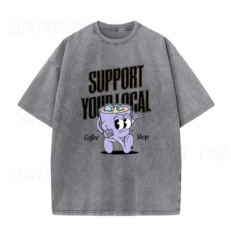 Support Your Local Coffee Shop Tee