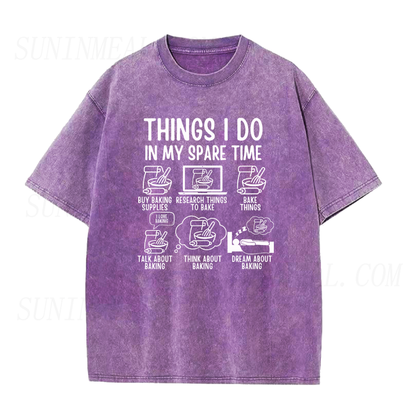 Things I Do Baking Unisex Tee
