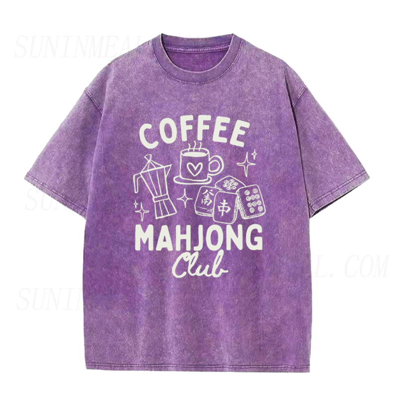 Mahjong and Coffee Unisex Tee