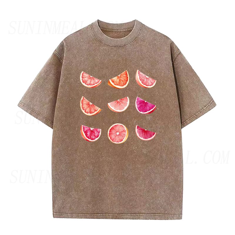 Watercolor Grapefruit Slices Unisex Tee