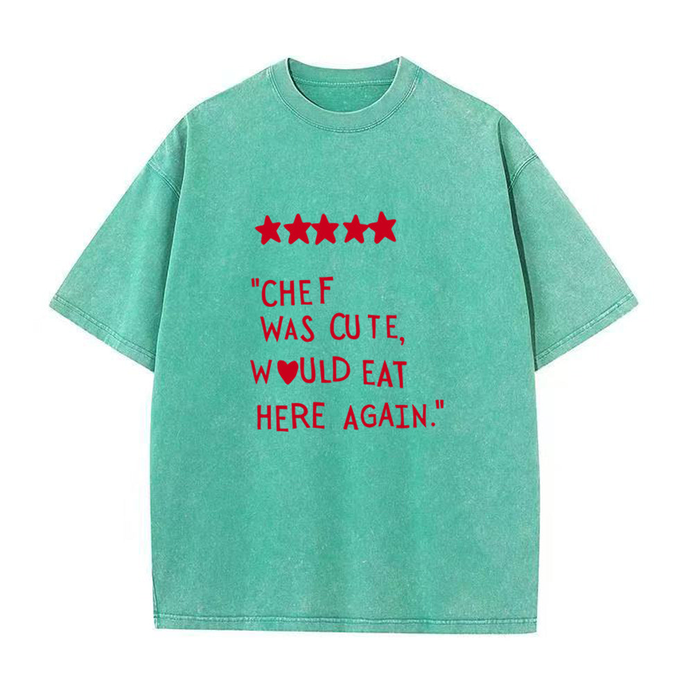 シェフはキュートなユニセックスTシャツ