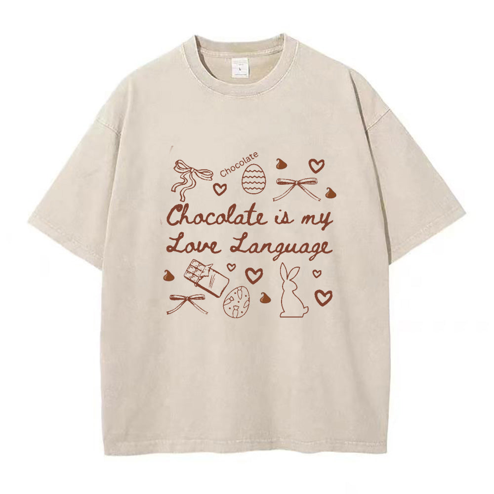 チョコレートは私の愛の言葉 ユニセックスTシャツ
