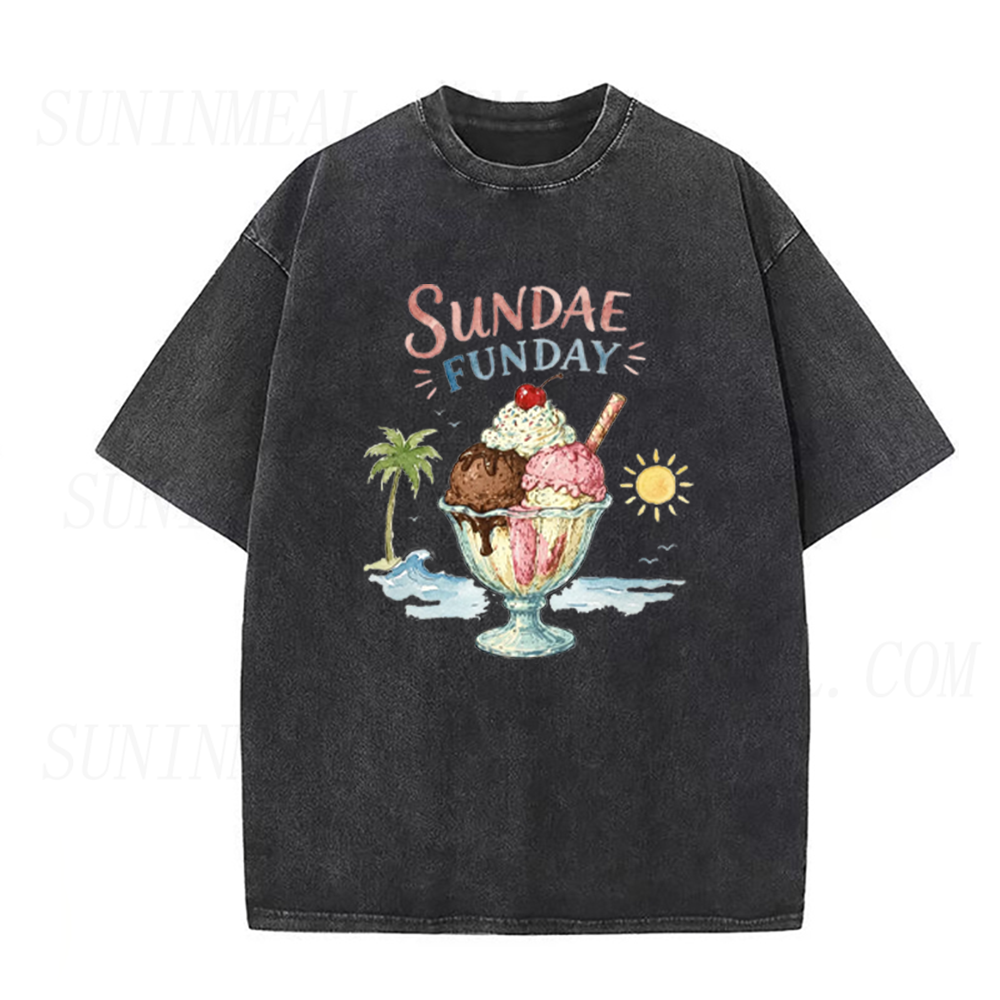 Sundae Funday Ice Cream Unisex Tee