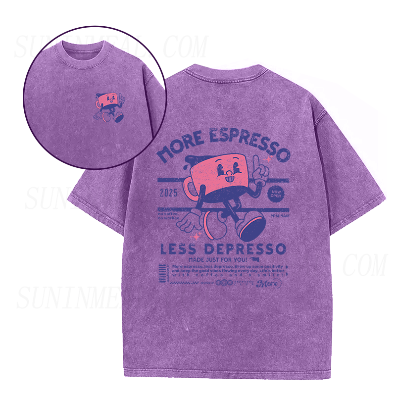 More Espresso Less Depresso Unisex Tee
