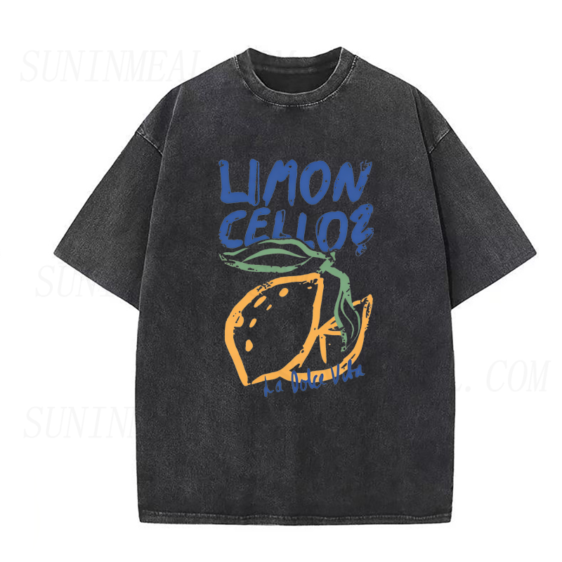 Retro Limoncello La Dolce Vita Unisex Tee