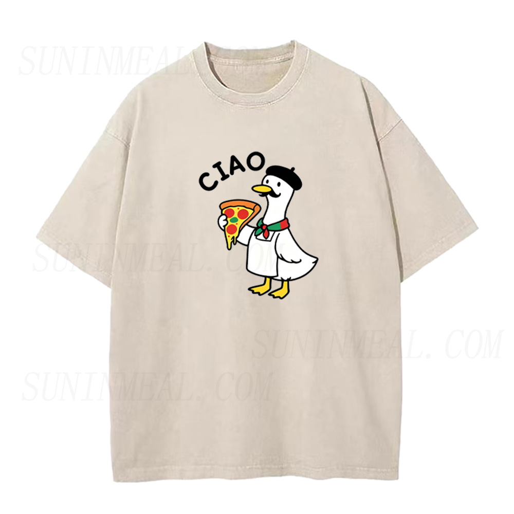 Ciao Pizza Goose Unisex Tee