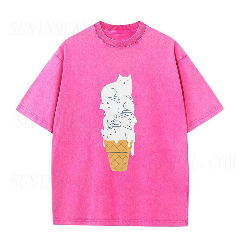 Ice Cream Cats Unisex Tee