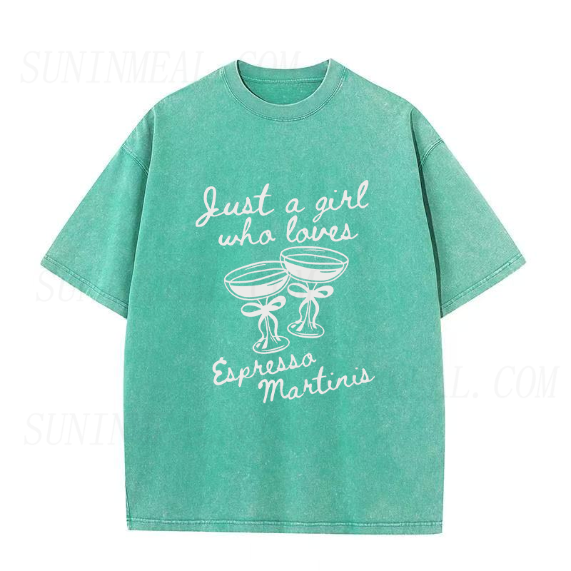 Just A Girl Who Loves Espresso Martinis Unisex Tee