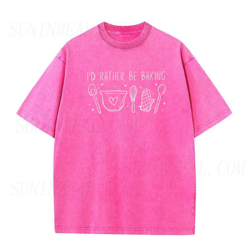 I'd Rather Be Baking Unisex Tee