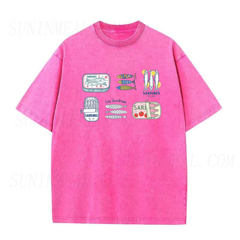 Retro Les Sardines Unisex Tee