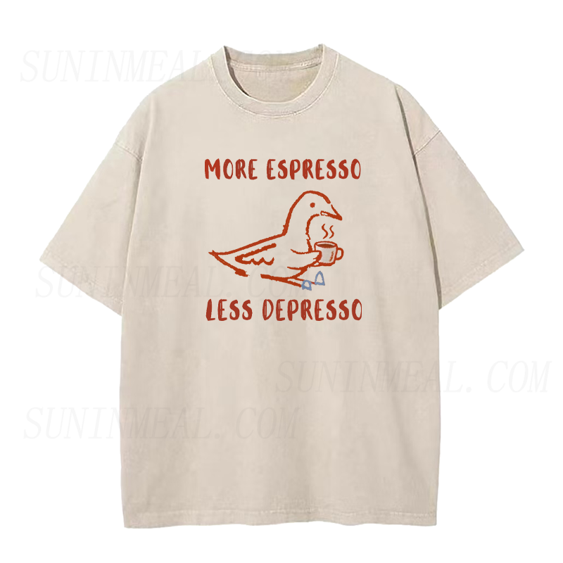 MORE ESPRESSO Less Depresso Unisex Tee